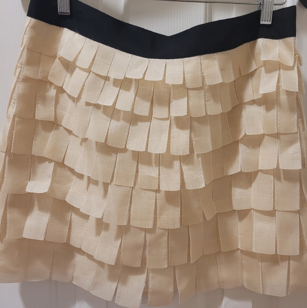 JCrew 100% Silk Skirt...So Cute. Sz 8